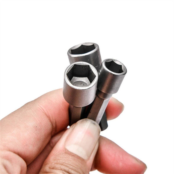 5-13mm Hex Socket Sleeve Magnetic Nut Driver Set Drill Bit Adapter Power Tool AU