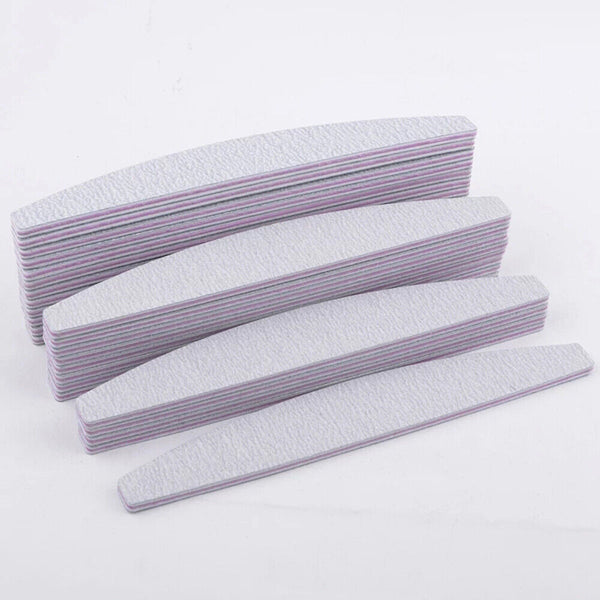 UP 200X Nail Files Double Sided 100/180 Grit Professional Manicure Pedicure Acry