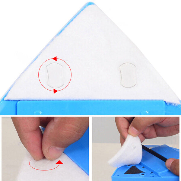 Car Tool  Surface Cleaning Brush Magnetic Window Double Side Glass Wiper Cleaner