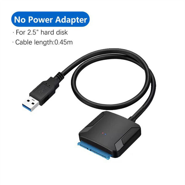 USB 3.0 to 2.5"/3.5" SATA Hard Drive Adapter Cable/UASP to USB3.0 Converter AU