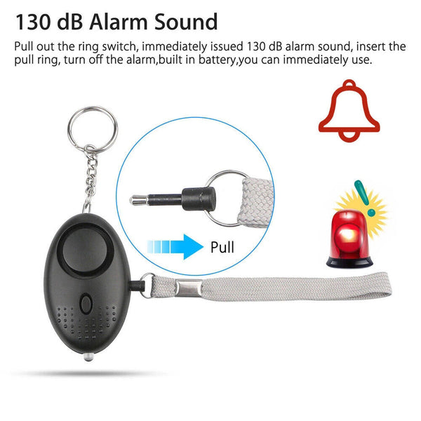 UP3 Police Approved Alarm Personal Panic Rape Attack Safety Security Alarm 130DB