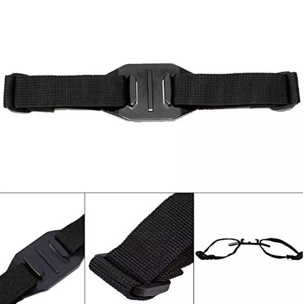 Camera Fastening Strap Mount Helmet Bracket Fixing Belt For GoPro Hero 9 8 7 6 5