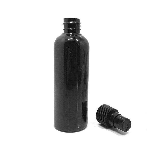 Black Travel Portable Plastic Perfume Atomizer Empty Spray Bottle Makeup-100ml