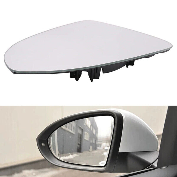 Right Side Convex Base Mirror Glass for VW GOLF MK7 MK7.5 2013-2018 With Heated