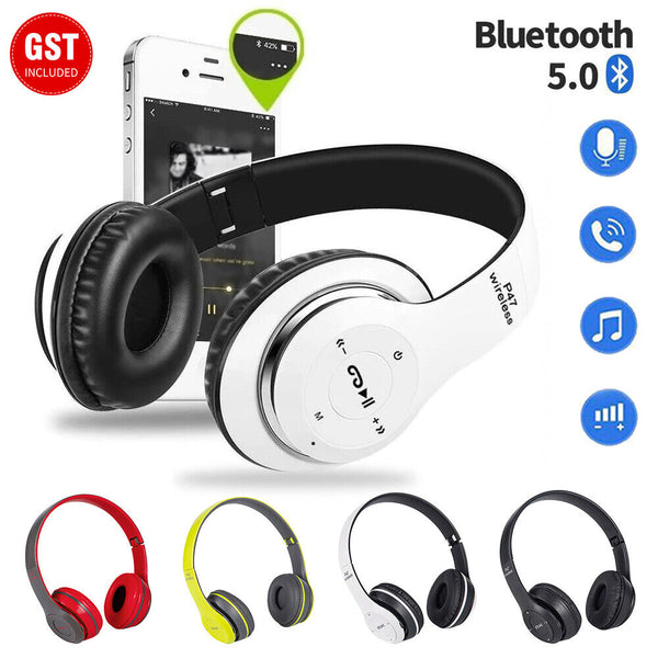 Wireless Noise Cancelling Headphones Bluetooth 5.0 earphone headset with Mic AU