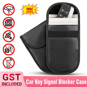 2 x Car Key Signal Blocker Case Faraday Cage Fob Pouch Keyless RFID Blocking Bag