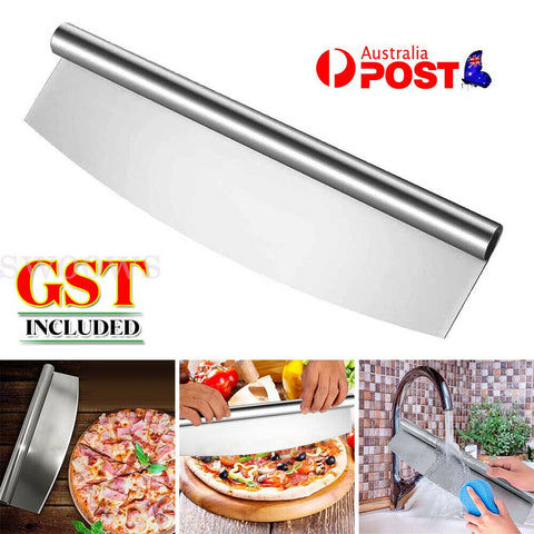 Pro Pizza Cutter Rocker Blade Avanti Rocker Slicer Mezza Luna,Knife,Chef Tool