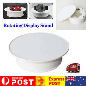 Turntable Display Stand Jewelry Show 360° Rotating Rotary Holder Rotate 20cm AU