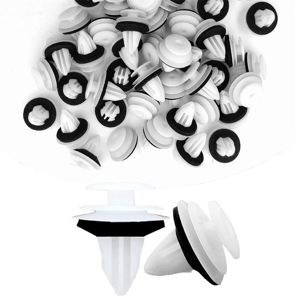 50PCS Car Trim Body Fastener Rivet Retainer Door Panel Bumper Plastic Clips Kit