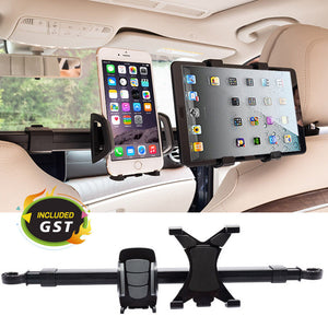 Universal Car Seat Tablet Holder Phone Holder Double Mount Bracket for iPad AU