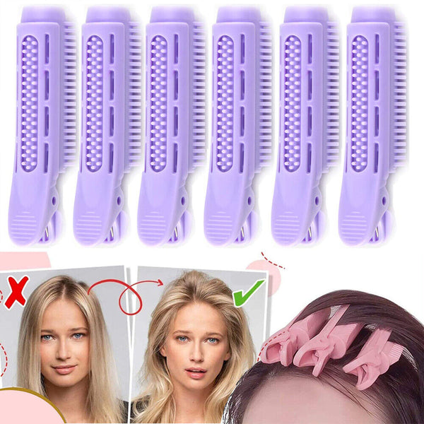 4X Fluffy Hair Clips Volumizing Instant Root Curler Roller Natural Fluffy Clip