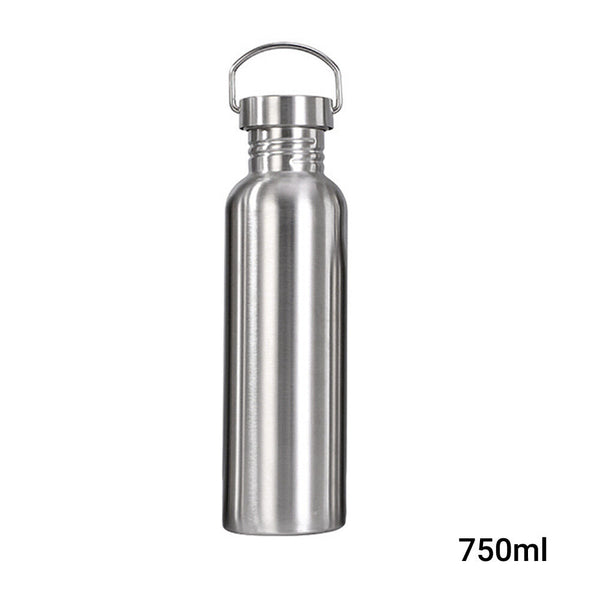 Stainless Steel Water Bottle Motivational Sports Drink Cup Flask 500/750/1000ml