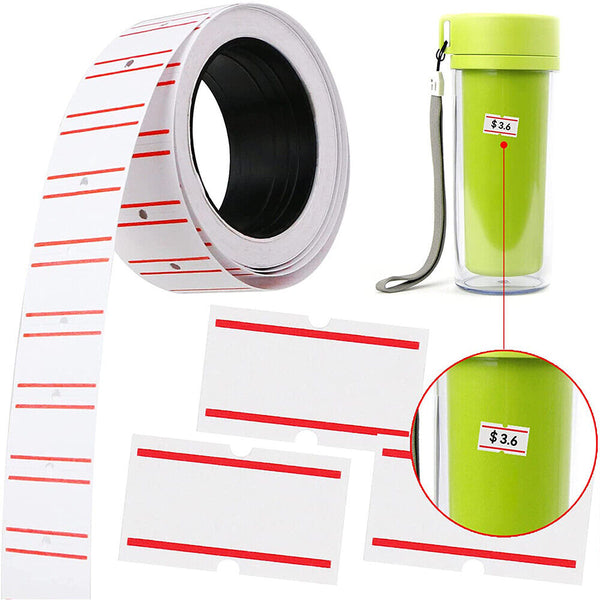 Price Tag Gun Labels Tags Rolls Sticker Pricing Tagging MX5500 800 Labels / Roll