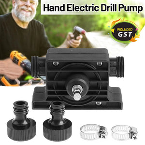 Hand Electric Drill Pump Drive Self Priming Pump Water Oil Fluid Transfer Small