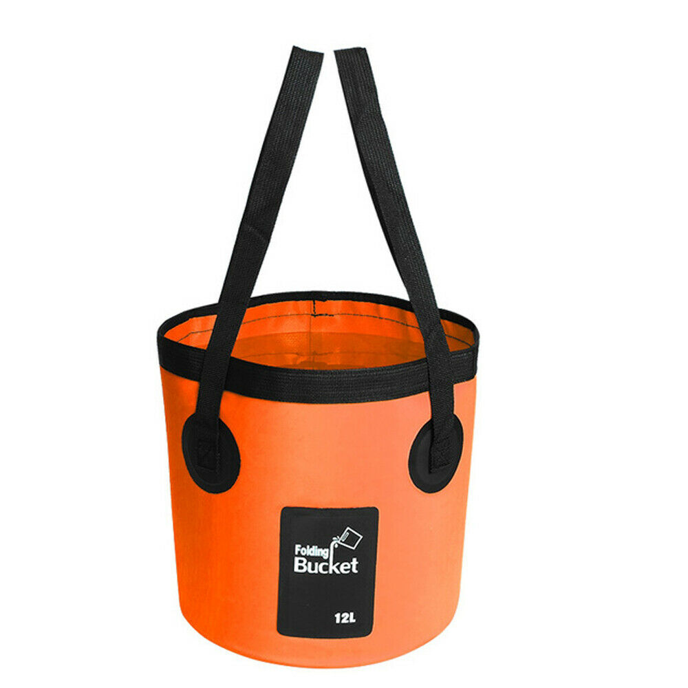 Collapsible Bucket Foldable Water Container Portable for Camping Fishing Hiking