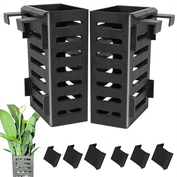 2Pcs Aquatic Plant Cup Plastic Plant Pot Holder Aquarium Fish Tank Plant Holder