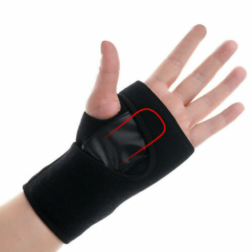 Wrist Support Splint Carpal Steel Tunnel Syndrome Sprain Strain Bandage Brace