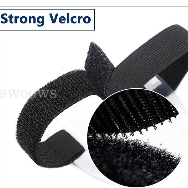 1/5 X Vertical Armband Security ID Card Photo Badge Holder Clear Elastic Strap