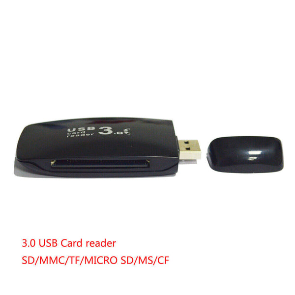 4 SLOT USB 3.0 All in One Card Reader Memory Stick CF Micro SD HC SDXC Adapter