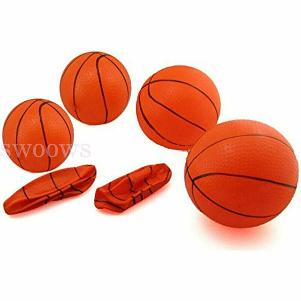 Durable Basketball Mini Children Inflatable With Pump Kids Sports Toy Ball 6 Set