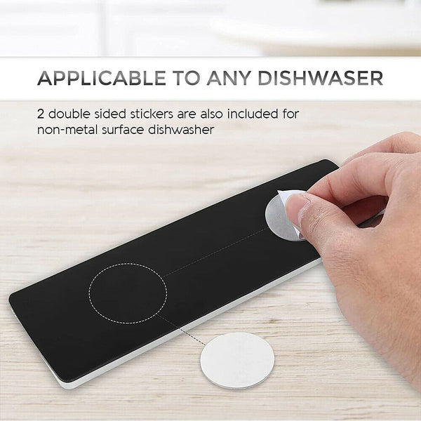 Clean Dirty Dishwasher Magnet Indicator Sign Non-Scratch Simple Sliding Kitchen