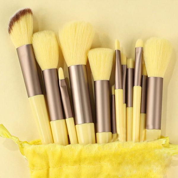 13Pcs Professional Makeup Brush Set Eyeshadow Powder Foundation Contour Brushes