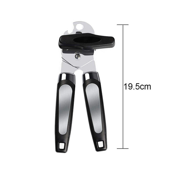 1-3x Can & Bottle Opener Classic Stainless Steel Manual Heavy Duty Can Opener