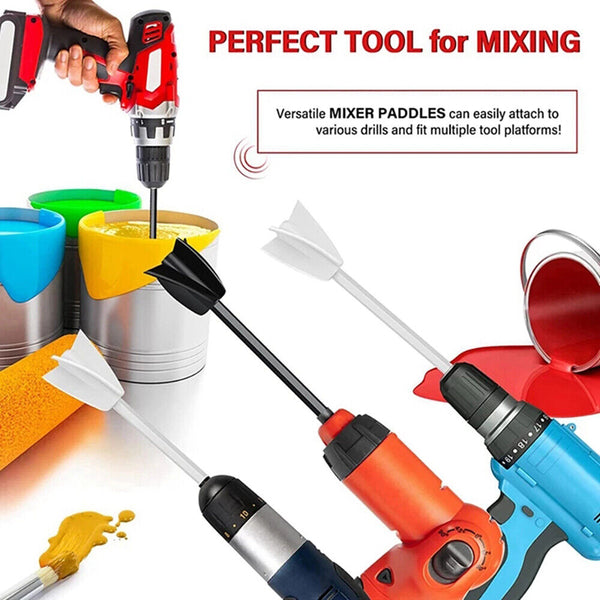 Resin Mixer Epoxy Mixer Paint Mixer Drill Attachment Paint Stirrer Mud Mixer AU