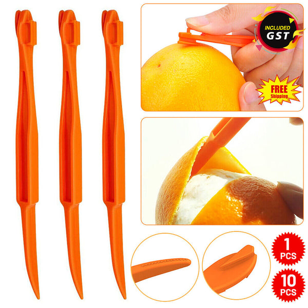 1-10x Cutter Skin Remover Fruit Peelers Slicer Citrus Opener Kitchen Tool Orange