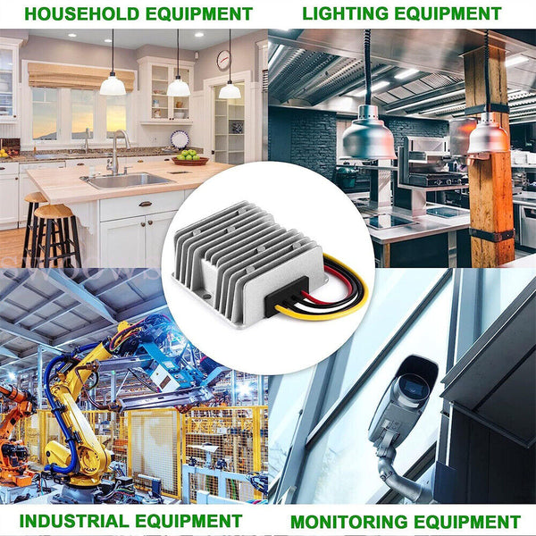 Waterproof DC 24V to DC 12V 20A 240W Step Down DC/DC Power Converter Regulator