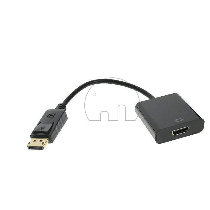 25cm DisplayPort Display Port DP Male to HDMI Female Adapter Converter 1080P