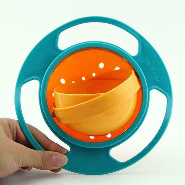 Baby Kids Feeding Bowl Magic 360 degree Rotating Gyro Toddler Infants No Spill