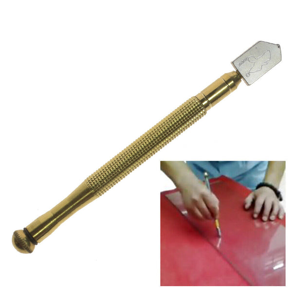 Glass Cutter Tungsten Carbide 3-12mm Cutting Wheel Blade Oil Feed Tool Glazing