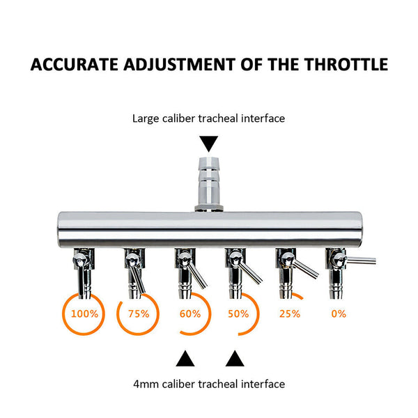 Air Flow Distributors Controller Valves for Aquarium Fish Tank Pond Pump Hose
