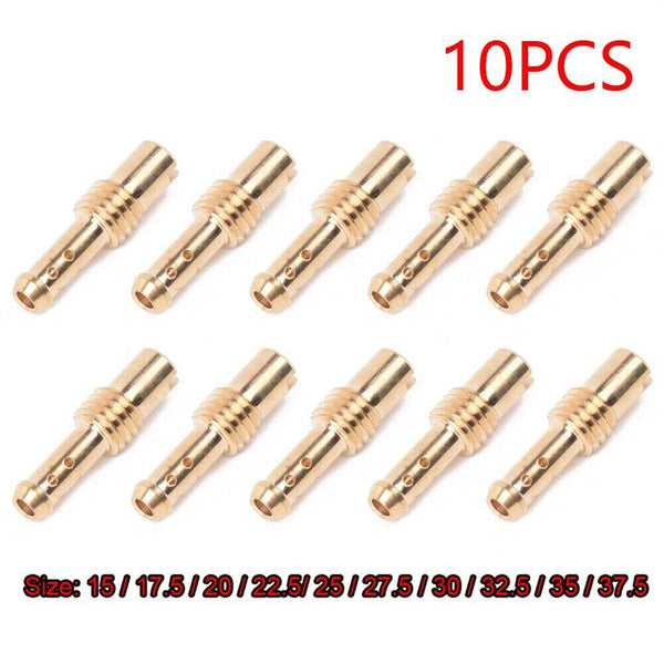 10 Pcs Slow/Pilot Jets For MIKUNI VM/TM/TMX Carburetor 15,17.5,20,22.5,25,27.5