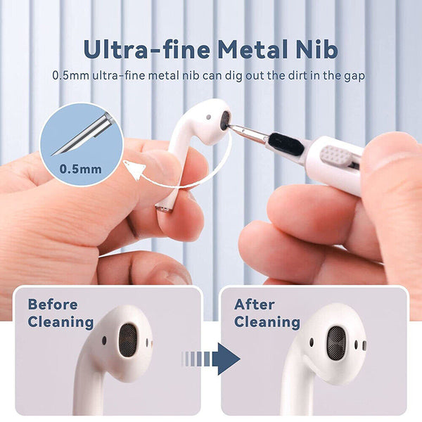 2x Cleaning Kit Pen Brush Bluetooth Earphones Earbuds Cleaner ForAirpods Phone