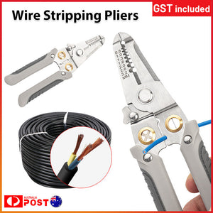 Wire Stripper Pliers Multifunctional Electric Cable Stripper Crimper Cutter Tool