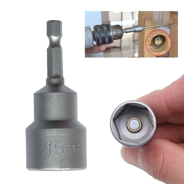 Caravan Leg Winder Magnetic Hexagon Socket Adaptor for Drill Impact Driver 19mm