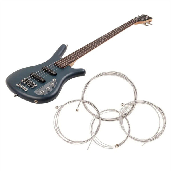 4pcs/set 4-String Bass Strings Gift for Beginner Steel Musical Instruments Parts