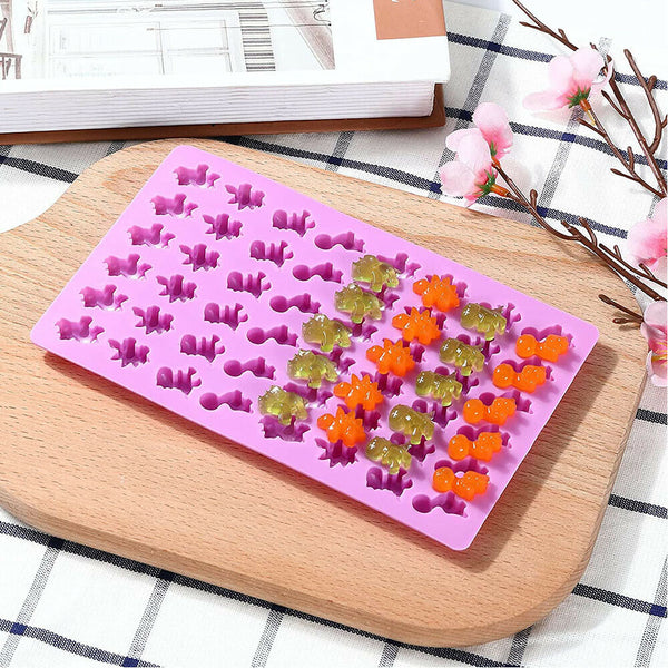 48Dinosaur Silicone Gummy Chocolate Baking Mold Ice Cube Tray Jelly Candy Mould