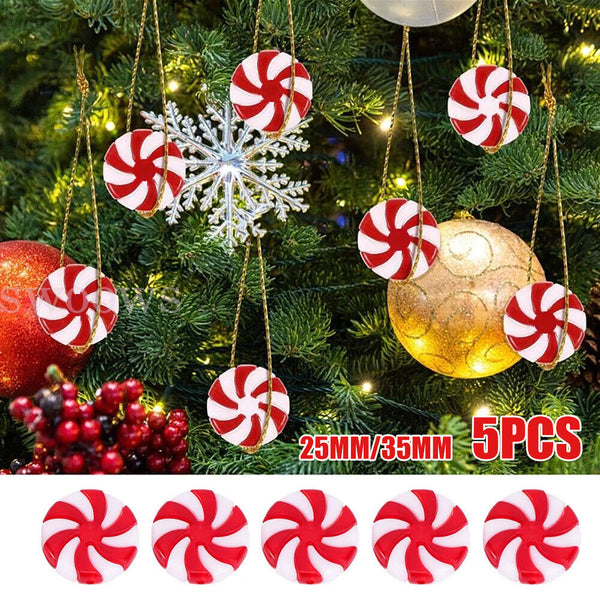 Christmas Tree Hanging Candy Cane Pendant Ornament Xmas Home Party Decor