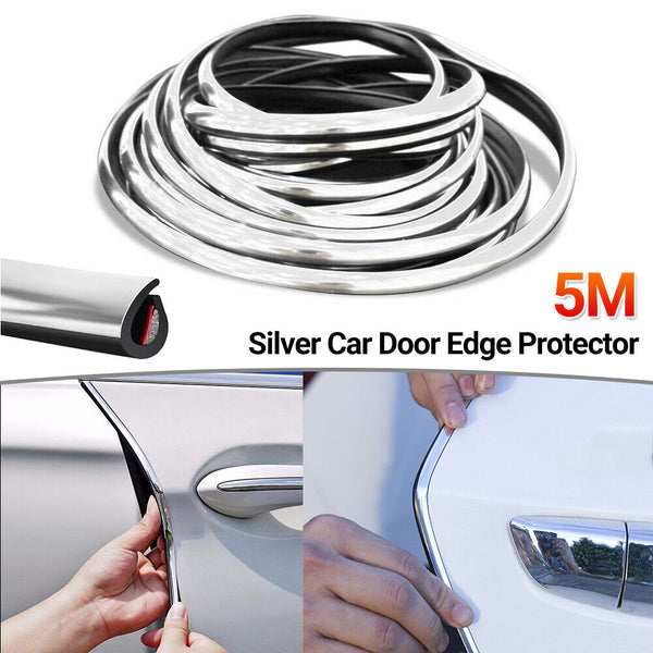 5M SUV Car Door Moulding Rubber Scratch Protector Strip Edge Guard Trim DIY AU