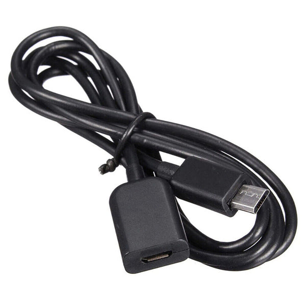 Micro USB Male to Female Extension Cable Data Sync Power Charger Adapter Cord