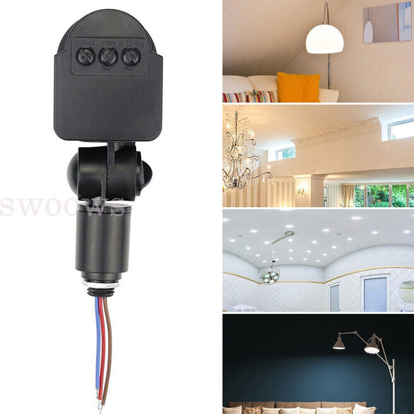 2x Motion Sensor 12V Infrared PIR Movement Detector Outdoor Sensor Light Switch