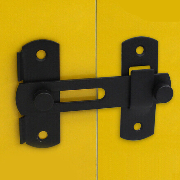 Stainless Steel Gate Latches Flip Latch Bolt Latch Lock for Safety Door Black AU