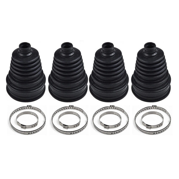 4pcs CV Drive Shaft Boot Kit/Universal Round Clamp Replacement Set NEW