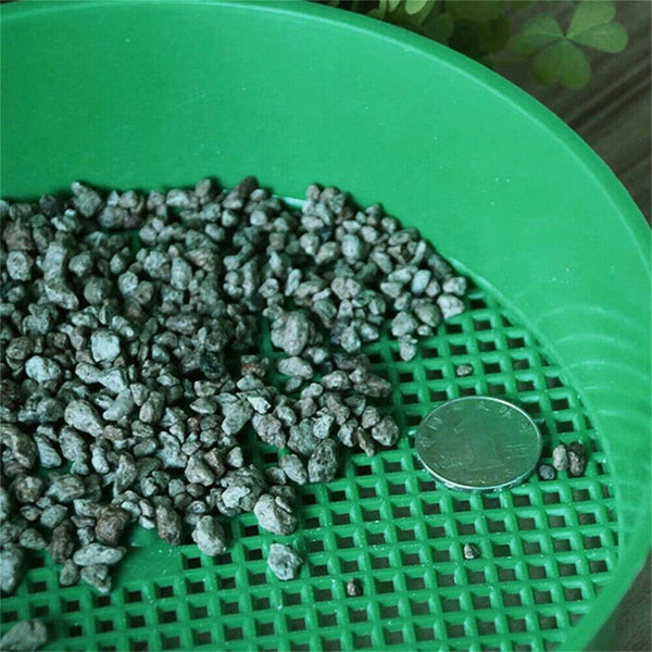 2Pcs Garden Sieve Composy Soil Sand Green Stone Mesh Soil Sieve Small Gravel AU