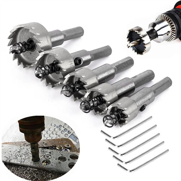 HSS Hole Saw Tooth Kit HSS Stainless Steel Drill Bit Set Cutter for Metal Wood