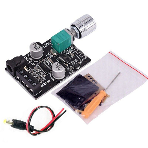 MINI Bluetooth 5.0 Wireless Audio Digital Power Amplifier Stereo Board Amp AU