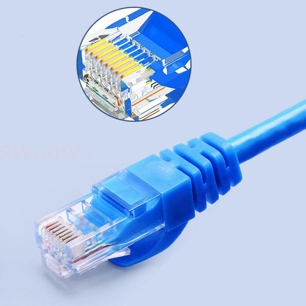 10m 20m 30m 50m Cat6 Network Ethernet Cable Lan Cables 100M/1000Mbps